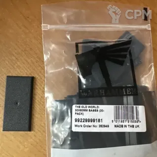 Описание картинки Citadel 30mm x 60mm Rectangular Bases цена за 1шт. от zurdo по цене 250руб | Свободный Рынок Миниатюр - СРМ
