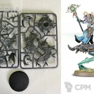 Описание картинки Tzaangor Shaman от zurdo по цене 3 000руб | Свободный Рынок Миниатюр - СРМ