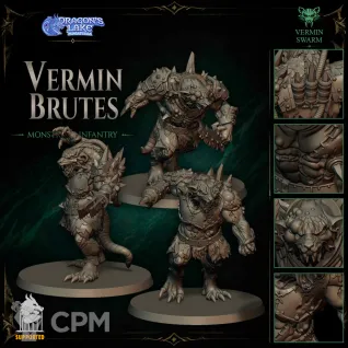 Описание картинки Vermin Brutes от Manufactorum76 по цене 1 000руб | Свободный Рынок Миниатюр - СРМ