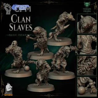 Описание картинки Clan Slaves от Manufactorum76 по цене 750руб | Свободный Рынок Миниатюр - СРМ