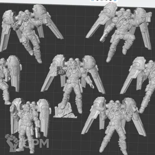Описание картинки Terran Reaper от White Blackjack по цене 999руб | Свободный Рынок Миниатюр - СРМ