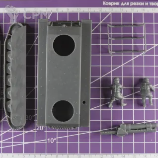 Описание картинки Немецкая САУ Sturmpanzerwagon II с экипажем (версия DAK) / масштаб 1:56 / 28mm от DModels по цене 1 500руб | Свободный Рынок Миниатюр - СРМ