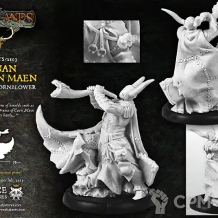Описание картинки Canan of Carn Maen, Ax-Drune Hornblower от MiniaturesFAN по цене 2 002руб | Свободный Рынок Миниатюр - СРМ