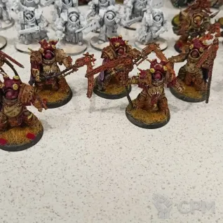 Описание картинки Армия Death Guard от RavenGer по цене 17 000руб | Свободный Рынок Миниатюр - СРМ