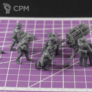 Описание картинки Немецкая РСЗО Nebelwerfer с расчетом / масштаб 1:56 / 28мм от DModels по цене 480руб | Свободный Рынок Миниатюр - СРМ