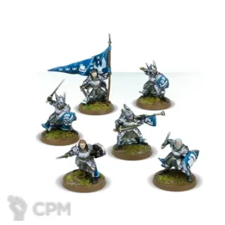 Описание картинки Knights of Dol Amroth Властелин колец от Лавка Саурона по цене 1 260руб | Свободный Рынок Миниатюр - СРМ