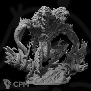 Описание картинки Демогоргон от SmallSnakePit по цене 1 100руб | Свободный Рынок Миниатюр - СРМ