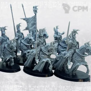 Описание картинки Black Grail Order - Complete Regiment от Manufactorum76 по цене 4 050руб | Свободный Рынок Миниатюр - СРМ