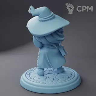 Описание картинки Nil the Goblin Witch ( Female Goblin Witch / Sorcerer / Warlock / Wizard ) от PocketSized Prints по цене 200руб | Свободный Рынок Миниатюр - СРМ