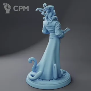 Описание картинки Nyarlath the Observer ( Male Aberration Warlock / Cultist Noble / Eldritch Horror / Cthulh от PocketSized Prints по цене 250руб | Свободный Рынок Миниатюр - СРМ