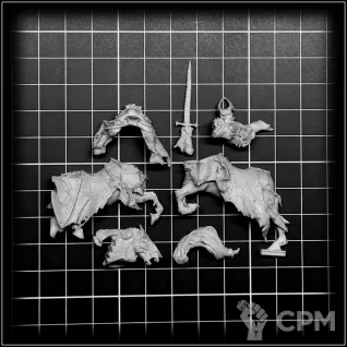 Описание картинки Mournful Knight II от OldHammer Мастерская по цене 500руб | Свободный Рынок Миниатюр - СРМ