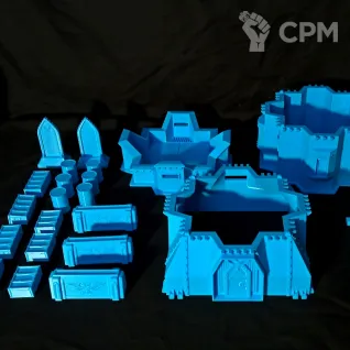 Описание картинки Имперский бастион (Imperial bastion) от SFTerrain по цене 1 500руб | Свободный Рынок Миниатюр - СРМ