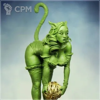 Описание картинки Hailey Smith: Cat Suit (limited) от OldHammer Мастерская по цене 500руб | Свободный Рынок Миниатюр - СРМ