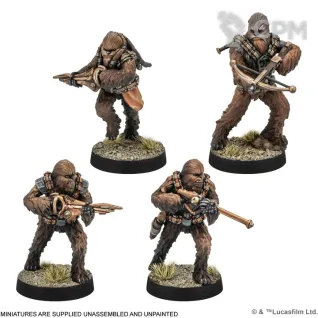 Описание картинки Star Wars: Legion – Kashyyyk Wookiee Warriors от StarkLogistics по цене 5 040руб | Свободный Рынок Миниатюр - СРМ