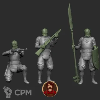 Описание картинки TRENCH CRUSADE - PRINCIPALITY OF NEW ANTIOCH WARBAND от Manufactorum76 по цене 1 350руб | Свободный Рынок Миниатюр - СРМ