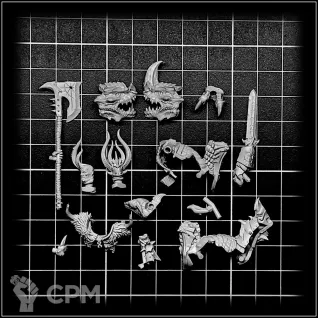 Описание картинки Chaos Lord on Karkadrak от OldHammer Мастерская по цене 1 000руб | Свободный Рынок Миниатюр - СРМ