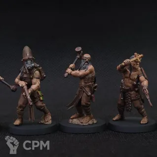 Описание картинки Trench Crusade Траншейные отбросы (5 миниатюр) от Karas_pokras по цене 4 500руб | Свободный Рынок Миниатюр - СРМ