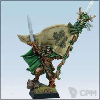 Описание картинки Standard Bearer classic от OldHammer Мастерская по цене 400руб | Свободный Рынок Миниатюр - СРМ
