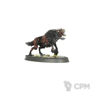 Описание картинки Набор миниатюр Warhammer Age of Sigmar Soulblight Gravelords Dire Wolves от Дауран по цене 5 000руб | Свободный Рынок Миниатюр - СРМ