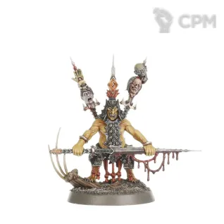 Описание картинки Набор миниатюр Warhammer Age of Sigmar Orrukk Warclans Hobgrot Slittaboss от Дауран по цене 3 000руб | Свободный Рынок Миниатюр - СРМ