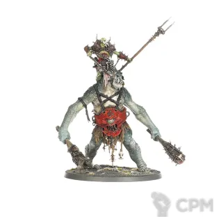 Описание картинки Набор миниатюр Warhammer Age of Sigmar Orrukk Warclans Breaka-Boss on Mirebrute Troggoth от Дауран по цене 5 000руб | Свободный Рынок Миниатюр - СРМ