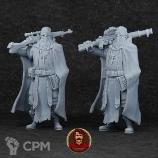 Описание картинки TRENCH CRUSADE - PRINCIPALITY OF NEW ANTIOCH - SNIPER PRIEST от Manufactorum76 по цене 600руб | Свободный Рынок Миниатюр - СРМ