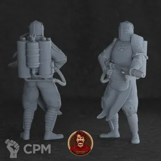 Описание картинки TRENCH CRUSADE - PRINCIPALITY OF NEW ANTIOCH - FLAMER, FLAMETHROWER от Manufactorum76 по цене 150руб | Свободный Рынок Миниатюр - СРМ