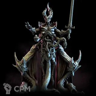 Описание картинки Vorukhan, Master of Liberation от Naggaroth Night по цене 3 500руб | Свободный Рынок Миниатюр - СРМ