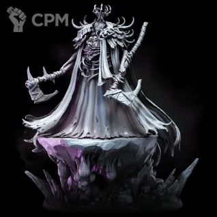 Описание картинки Underking Auberon от Naggaroth Night по цене 3 000руб | Свободный Рынок Миниатюр - СРМ