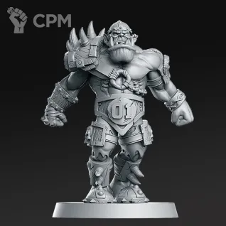 Описание картинки Blood Bawl - ORC Team от 3Д печать миниатюр по цене 2 963руб | Свободный Рынок Миниатюр - СРМ