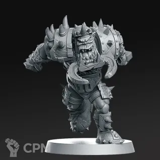 Описание картинки Blood Bawl - ORC Team от 3Д печать миниатюр по цене 2 963руб | Свободный Рынок Миниатюр - СРМ