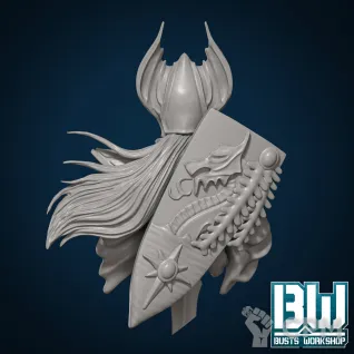 Описание картинки Sea Guard Captain (Bust) от Naggaroth Night по цене 1 000руб | Свободный Рынок Миниатюр - СРМ