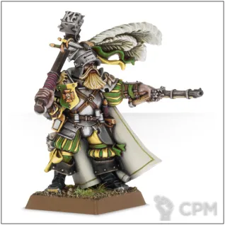 Описание картинки Commanders of the Empire (Captain of The Empire with Hammer &amp; Pistol) от OldHammer Мастерская по цене 350руб | Свободный Рынок Миниатюр - СРМ