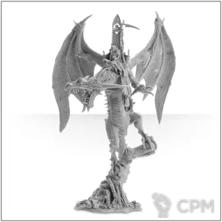 Описание картинки EMPIRE ELSPETH VON DRAKEN ON CARMINE DRAGON (FW) от OldHammer Мастерская по цене 3 000руб | Свободный Рынок Миниатюр - СРМ
