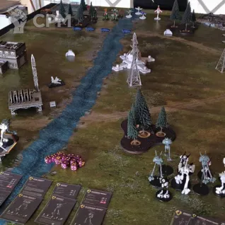 Описание картинки Игровое поле Переправа bm018A 60"х44" от WargamePrint по цене 2 450руб | Свободный Рынок Миниатюр - СРМ