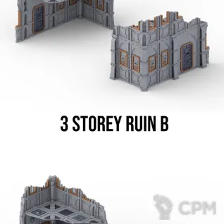 Описание картинки Бронированный комплекс\Armored Ruins set . от WebWay 3D по цене 10 000руб | Свободный Рынок Миниатюр - СРМ