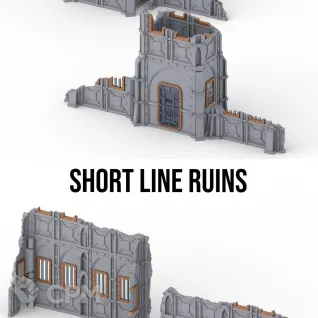 Описание картинки Бронированный комплекс\Armored Ruins set . от WebWay 3D по цене 10 000руб | Свободный Рынок Миниатюр - СРМ