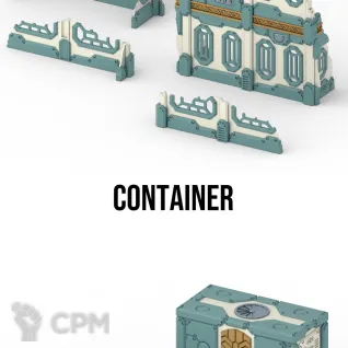 Описание картинки Space Dwarf Ruins set от 3D Wargaming по цене 8 500руб | Свободный Рынок Миниатюр - СРМ