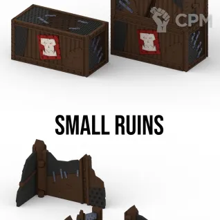 Описание картинки Орочий лагерь \Greenskin Ruins set от WebWay 3D по цене 10 000руб | Свободный Рынок Миниатюр - СРМ