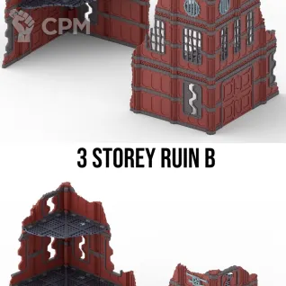 Описание картинки Монастырь Сестёр Битвы\Battle Nun Ruins set от WebWay 3D по цене 10 000руб | Свободный Рынок Миниатюр - СРМ