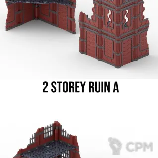 Описание картинки Industrial Ruins set от 3D Wargaming по цене 8 500руб | Свободный Рынок Миниатюр - СРМ
