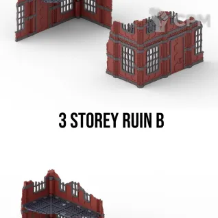 Описание картинки Индустриальная зона\Industrial Ruins set от WebWay 3D по цене 10 000руб | Свободный Рынок Миниатюр - СРМ