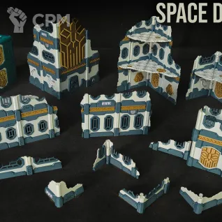 Описание картинки Космический дварф руины\Space Dwarf Ruins set от WebWay 3D по цене 10 000руб | Свободный Рынок Миниатюр - СРМ