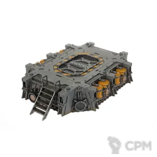Описание картинки Набор террейна Warhammer 40000 Battlezone: Fronteris – Landing Pad от Дауран по цене 6 500руб | Свободный Рынок Миниатюр - СРМ