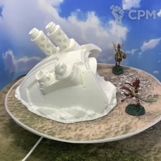 Описание картинки Террейн Warhammer "Останки титана" (0028) от Студия  по цене 2 100руб | Свободный Рынок Миниатюр - СРМ