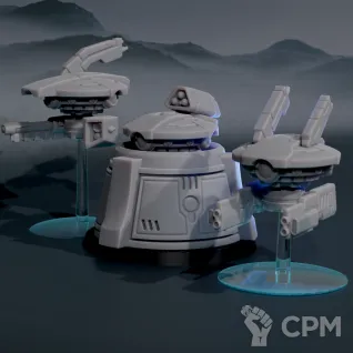 Описание картинки Tau Drones от Dr. Printicus по цене 300руб | Свободный Рынок Миниатюр - СРМ