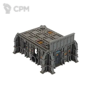 Описание картинки Набор террейна Warhammer 40000 Battlezone: Fronteris – STC Hab-Bunker and Stockades от Дауран по цене 7 500руб | Свободный Рынок Миниатюр - СРМ