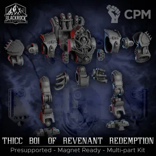 Описание картинки Redemptor Dreadnought от Saudad по цене 2 000руб | Свободный Рынок Миниатюр - СРМ
