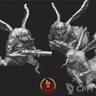 Описание картинки TRENCH CRUSADE - BLACK GRAIL - HERALDS OF BEELZEBUB от Manufactorum76 по цене 350руб | Свободный Рынок Миниатюр - СРМ