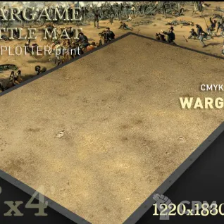 Описание картинки Игровое поле "Wasteland" bm023d 6'х4' от WargamePrint по цене 3 450руб | Свободный Рынок Миниатюр - СРМ